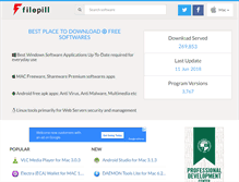 Tablet Screenshot of filepill.com